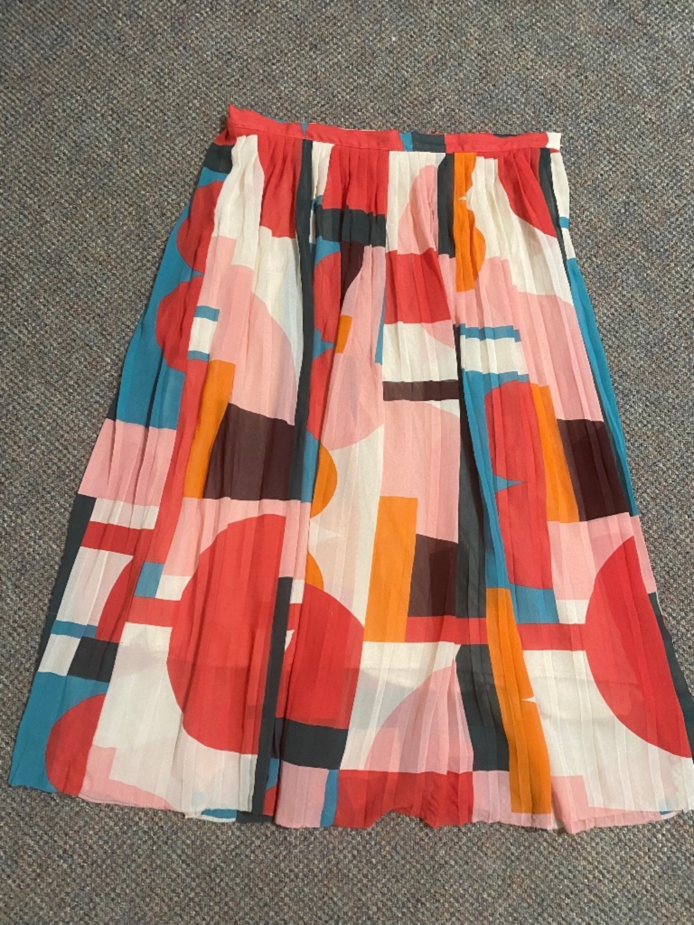 Anthropologie Maeve midi skirt retro-style